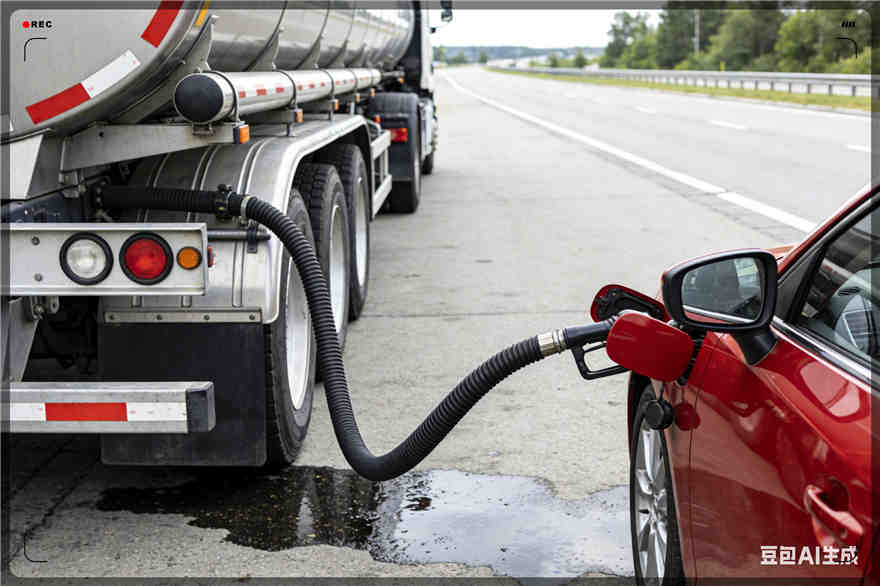 石拐区汽车救援送水案例